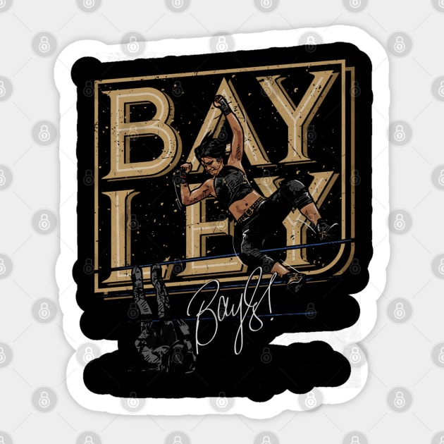 Bayley Elbow Drop Sticker by MunMun_Design